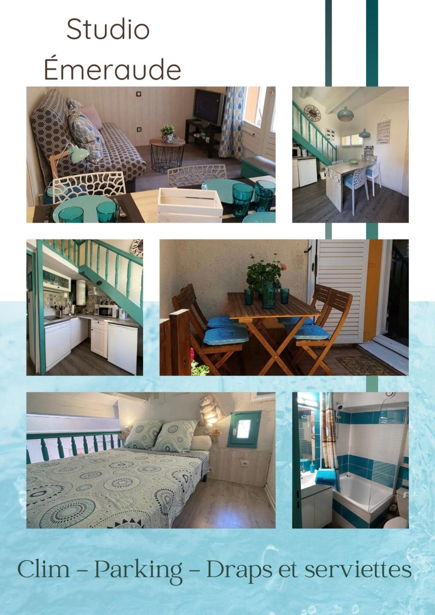 Appartement Emeraude -parking-clim